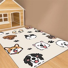 반려동물 미끄럼방지 매트 방수 방뇨 고양이 화장실 모래매트, 1개, K2