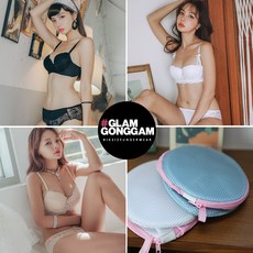 글램공감 블랙스완2 브라3종+팬티6종+빨래망 볼륨업 섹시속옷 브라팬티세트