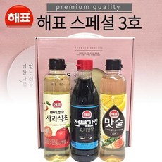 스페셜 3호-3종 간장 식초 맛술 조미료 소스, 1개, 400g, 500ml