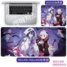 붕괴스타레일 제레 브로냐 맞춤 마우스패드 키보드 장패드 3mm 두께 다양한 사이즈 모음, 700x400mm(픽셀문제로 그림 잘릴수있음), T