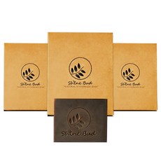 샤인버드 소나무 모닥불 천연 수제 숙성 파인타르비누, 3개입, 100g 3개, 100g
