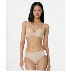 MUSINSA STANDARD WOMAN 우먼즈 베이식 와이어 브라 [라이트 베이지]