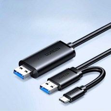 유그린 7in1 C타입 HDMI 4K 60Hz 기가 랜 허브 CM512 그레이 상품 이미지