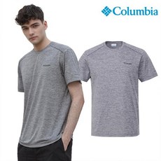 컬럼비아 남성 스톤콜드 냉감 티셔츠 그레이 C22 YMD608