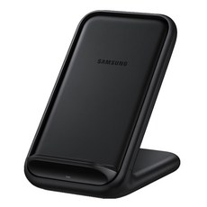 삼성 갤럭시 S20 10 S9 S8 Plus S7 Note10 +/iPhone 11 Plus X Qi 스탠드 EP N5200 용 기존 삼성 무선 충전기 고속 충전|충전기|, 1개(A0), Black(A0), 단일(A0)