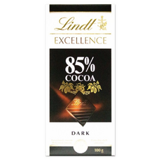 Lindt 린트 엑설런트 다크 85% 카카오 100g 1개, 1