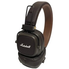 헬멧블루투스 바이크헤드셋 블루투스헬멧 Marshall MAJOR III 무선 블루투스 헤드폰 마이크 헤드셋 딥 스포츠 팝 레트로 서라운드, 2.MAJOR III Brown