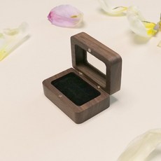 우드 주얼리 케이스 / 우드 반지 케이스 / 우드케이스 / 주얼리케이스 / 프로포즈 /원목 반지함 / 돌반지 보관함 선물