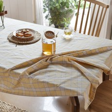 면식탁보옐로우체크