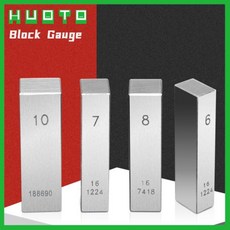 정밀 스틸 블록 게이지 핀 게이지 블록 측정 선반 도구 1mm 2mm 3mm 4mm 5mm 6mm 7mm 8mm 9mm 10mm, 1개