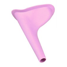 휴대용 간이화장실 이동식변기 소변기 여성용 1000ml, 핑크, 1개