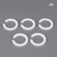 화이트 램프 쉐이드 E27 E14 라이트 소켓 감소 링 어댑터 와셔 커버 액세서리 5 개, [01] A1, 5개