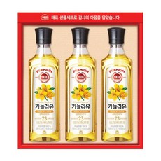 기타 무/사조해표_고급유3호(3P)/해표고급유/식용유선물세트/카놀라유/식용유, 1세트