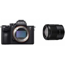 소니 a7R III 미러리스 카메라 : 35mm F1.8 렌즈가 장착 된 42.4MP 풀 프레임 고해상도 렌즈 교환식 디지털 카메라, 단일옵션