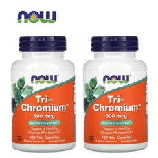 나우푸드 트리 크롬 Tri-Chromium 500mcg 180캡슐 2통, 2개