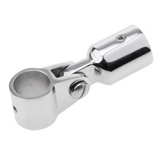 Royalways 해양 보트 천막 핸드 레일 피팅 1 인치 (19mm) 팔꿈치 316 스테인리스 데크 하드웨어, As Described