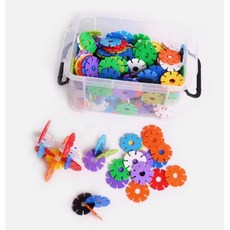 jw2802 꽃송이 블럭 333pcs 지름4cm 놀이학습교구 블럭 꽃송이블록 공간적능력 수학적능력, 지우◇상품선택◇