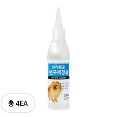 펫퍼스 반려동물 안구세정제, 4개, 120ml
