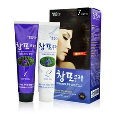 젤존 창포무레 트리트먼트 칼라 크림, 7.흑갈색 1N, 1개