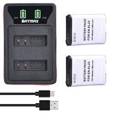 3X 1850mAh EN-EL23 교체 리튬 이온 배터리 + LED USB 충전기 Nikon Coolpix P610 S810c B700 P900 디지털