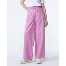 아떼 바네사브루노 바이올렛 워싱 면 밴딩데님팬츠362159