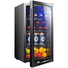 냉장고 술장고 바 오피스 투명 유리 싱글도어 48L 75L, 48L 와인캐비닛 아이스 바 냉장+약간의냉동고, 48L 와인캐비닛 아이스 바 냉장 소형냉동고