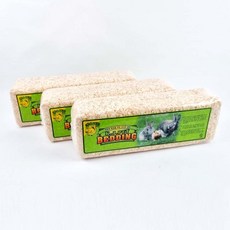 K.J.PET 소나무 베딩 햄스터 토끼 고슴도치 앵무새 톱밥 깔짚 바닥제, 3개