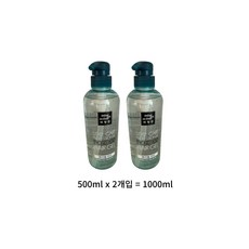 미쟝센 스타일케어 프로페셔널 헤어젤 하드, 1000ml, 4개