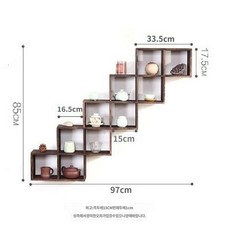 26종 벽선반 옛날찬장 찻장 찻잔장 대형 그릇장 컵 진열장 장식장 ch789, T - 대형그릇장