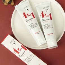  강아지스토리 애견 치약 100g 겔타입 딸기향 덴탈 고양이 강아지 구강관리 양치 바르는 젤 입냄새 치석 제거, 8개, 100 