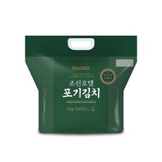 피코크 조선호텔 포기김치 4kg + 2.5kg x 2팩 총 9kg