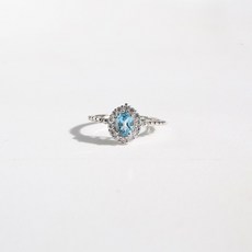 스위블루토파즈반지