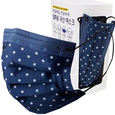 꽃무늬일회용마스크