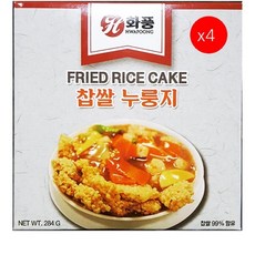 [더착한푸드]찹쌀누룽지(화풍 284g) 4개 식자재마트 대용량 업소용 누룽지 누릉지 누룽지밥
