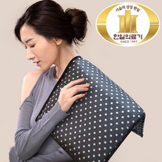 한일의료기 프리미엄 맥반석황토 타이머 마이콤방식 전기 온열찜질기, 한일 찜질기 도토