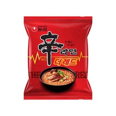 [취향저격] 더 맵고 더 깊다 농심 신라면 더레드 125g x 10봉지 + 사은품 이디야 2T, 10개