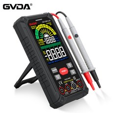 GVDA GD128 PLUS 스마트 디지털 멀티미터 최신의, 검은 색, GD128PLUS