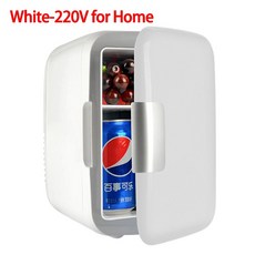 [SW] 휴대용 소형 냉장고 다기능 미니 뷰티 얼굴 화장품 냉장고 음료 쿨러 따뜻한 냉장고 냉장고 홈 자동차에 대 한, White-220VforHome_폴란드