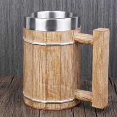 해적 맥주컵 바이킹 루피 오크 머그컵 스테인레스 600ML 집들이, 113, 1개