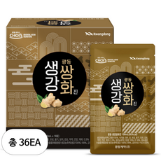 광동초이스 생강쌍화진, 1L, 36개