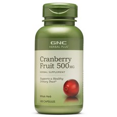 GNC Cranberry 500mg 100 capsules 크랜베리 100정, 1개