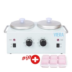 VIERA 비에라 2구 워머기 / 왁싱샵 왁스녹이기 왁싱기기, 1개, LT-009