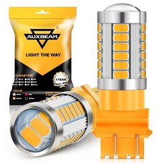 Auxbeam 3157 3156 앰버 옐로우 방향 지시, Amber