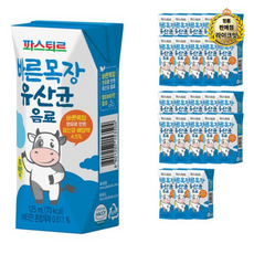 파스퇴르 바른목장 유산균 음료, 125ml, 288개