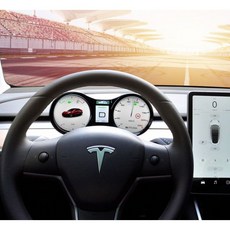 (2021+) TITA 테슬라 Y 전용 모델3 네비계이션 디스플레이 무선 차량 거치대 Model3 HUD 속도계 계기판