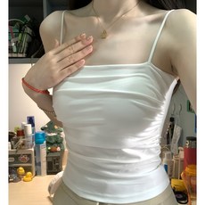 디프른티 여성 면스판 캡내장 끈나시 프른티 여성 면스판 캡내장 끈나시