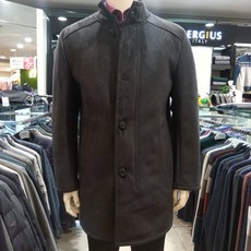 세르지오 에스에스패션 남성 캐주얼 겨울 초대박특가 멋스러운 차이나카라 안감양모 인조무스탕 코트
