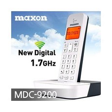 GXB745409맥슨 무선전화기 MDC-9200 집전화 가전제품 사무용품, 단일옵션
