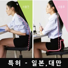 온네아 바른자세 허리교정의자 기능성의자, 퍼플