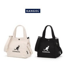 캉골 캥거루 캔버스 메신저 백 지퍼 휴대용 스몰 스퀘어 백 Square Canvas ToteBag0021